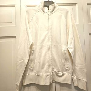 Old Navy Men's Off-White Zip-Up Sz M